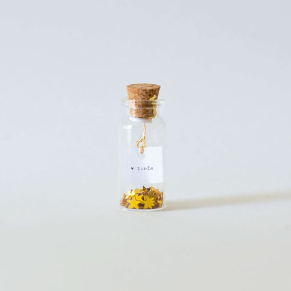 Flaschenbuchstaben Liebe