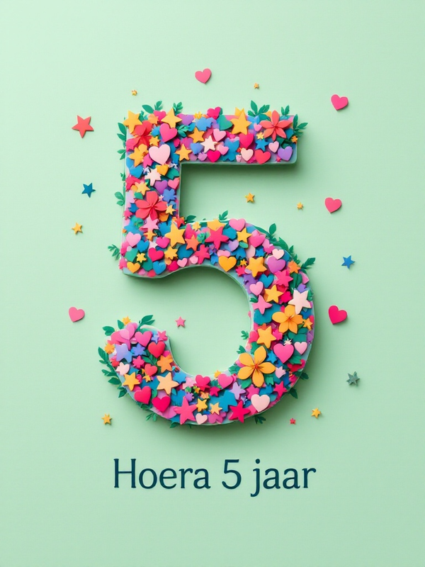 Giga kaart 5 jaar