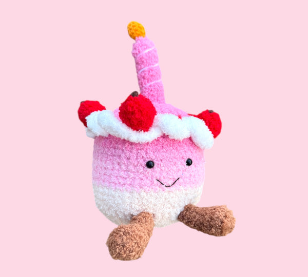 Verjaardagstaart gehaakt