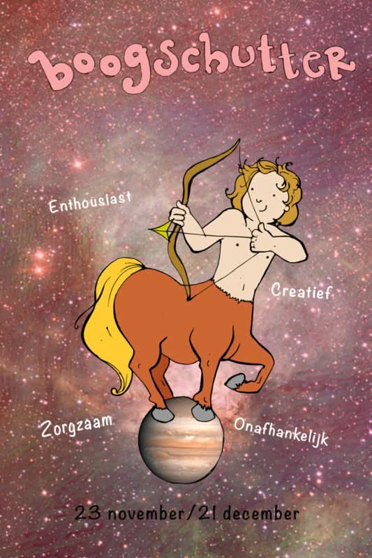 Carte postale Sagittaire