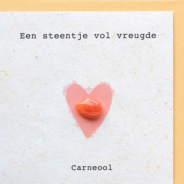 Edelsteen kaart Carneool