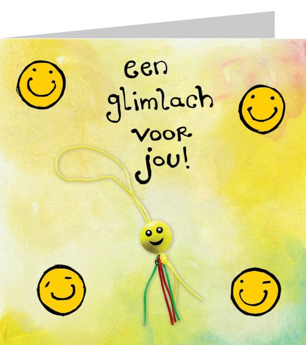Glückskarte: Lächeln