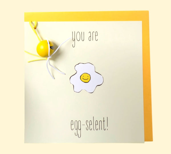 Wenskaart egg-selent