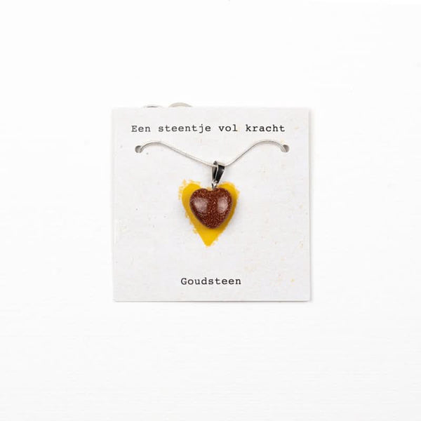 Collier Goldstone (Goldfluss)