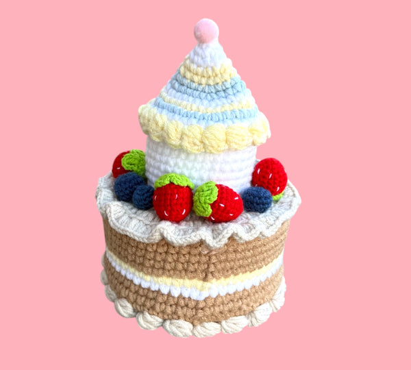 Verjaardagstaart gehaakt XL