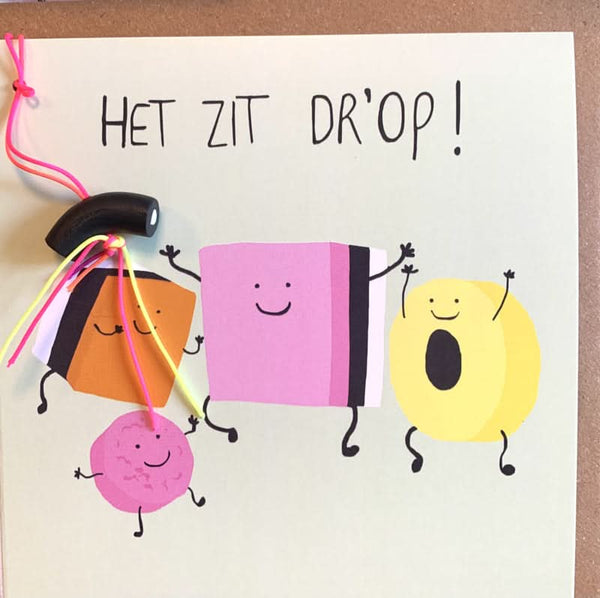 Grußkarte es ist vorbei