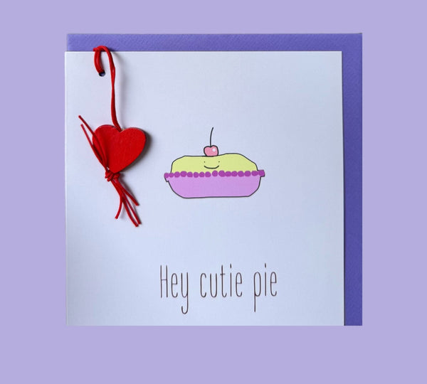 Wenskaart cutie pie