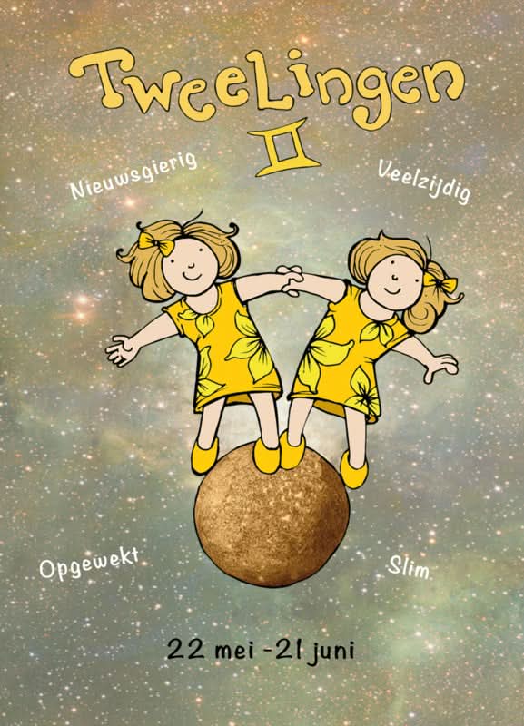 Carte postale des jumeaux