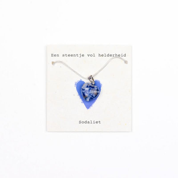 Collier en sodalite