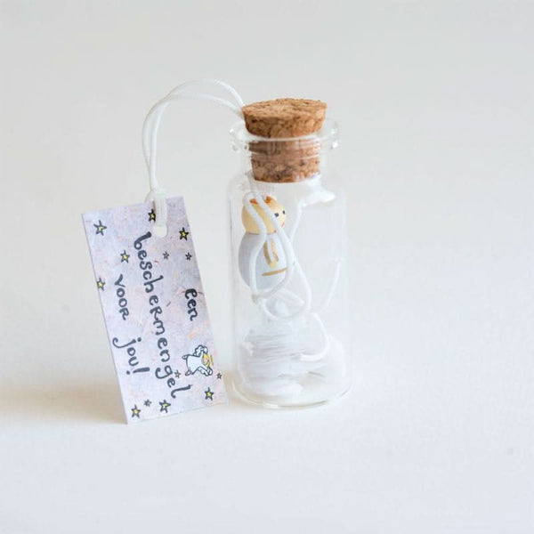 Bouteille porte-bonheur ange gardien