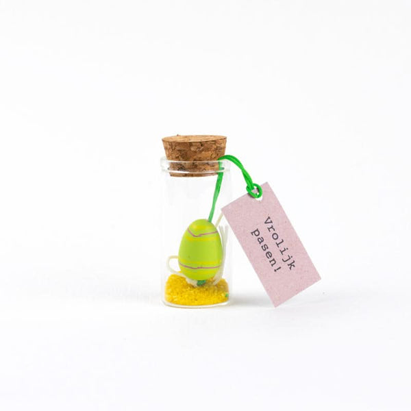 Frohe Ostern Ei grün