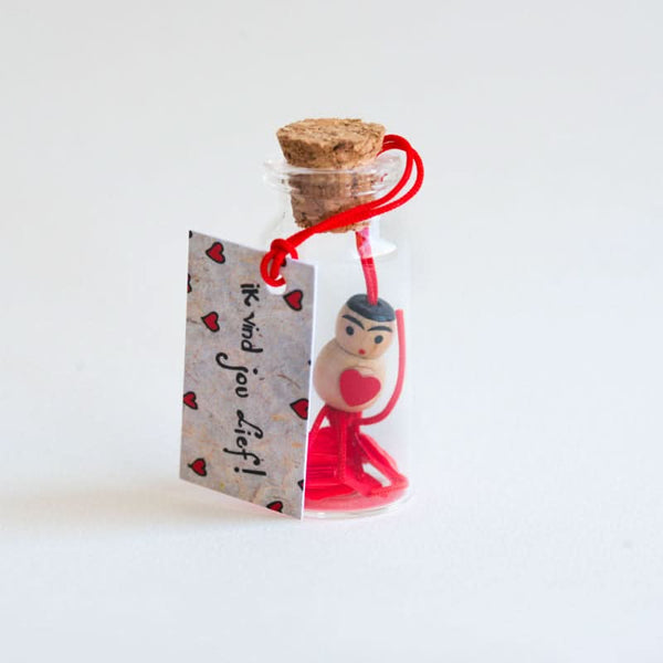 Geluksflesje vind jou lief sidedish-shop