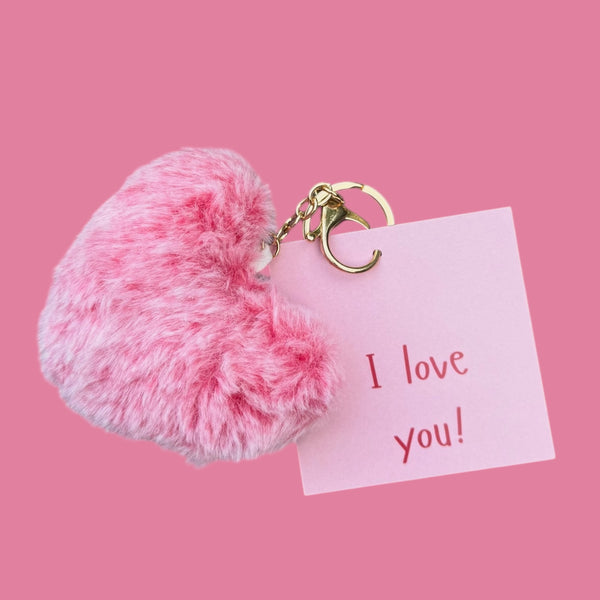 I love you pluche hart