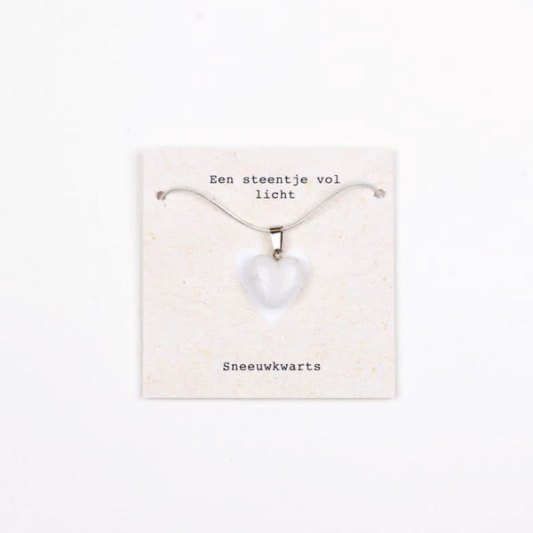 Stein voller Licht – Schneequarz