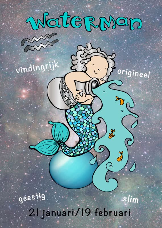 Carte postale Verseau