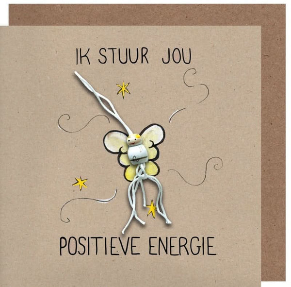Wenskaart positieve energie kraft