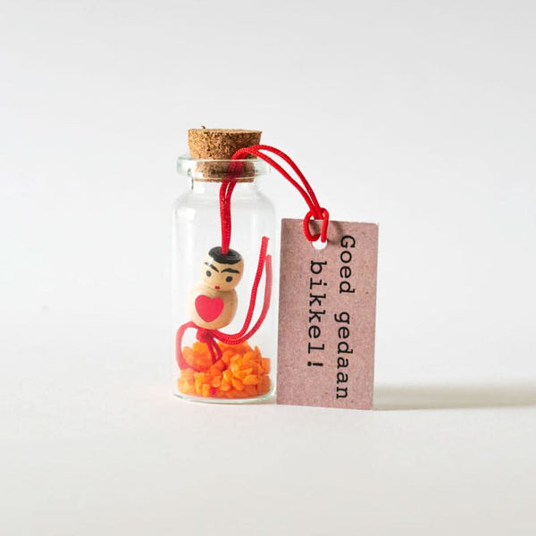 Bouteille porte-bonheur, bravo, dur à cuire