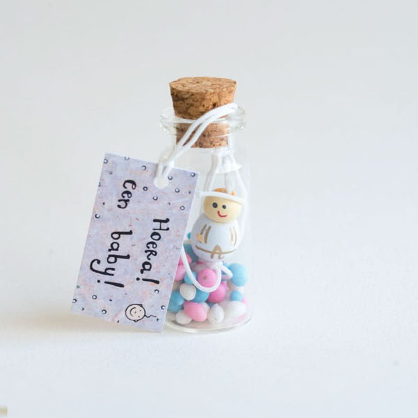 Geluksflesje hoera een baby sidedish/shop