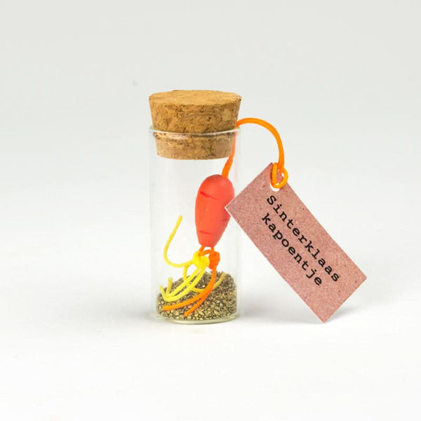 Geluksflesje sinterklaas wortel