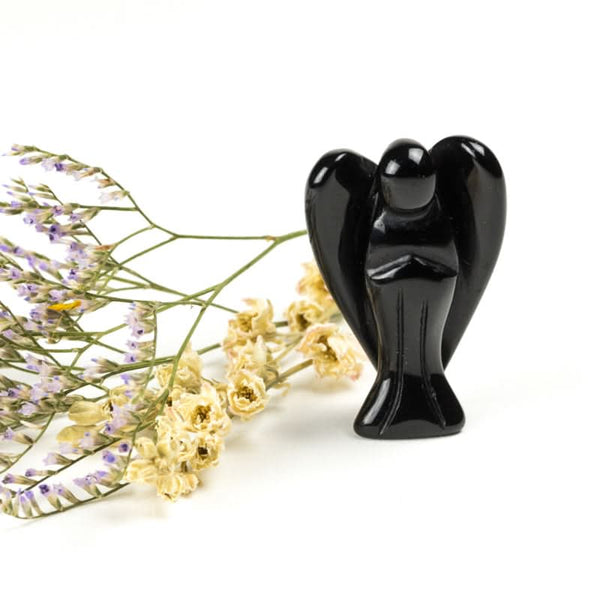 Ange plein de puissance - Obsidienne