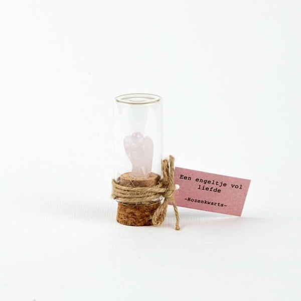 Ange plein d'amour - Quartz rose