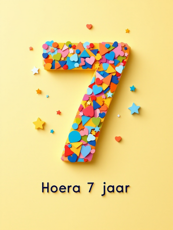 Giga kaart 7 jaar