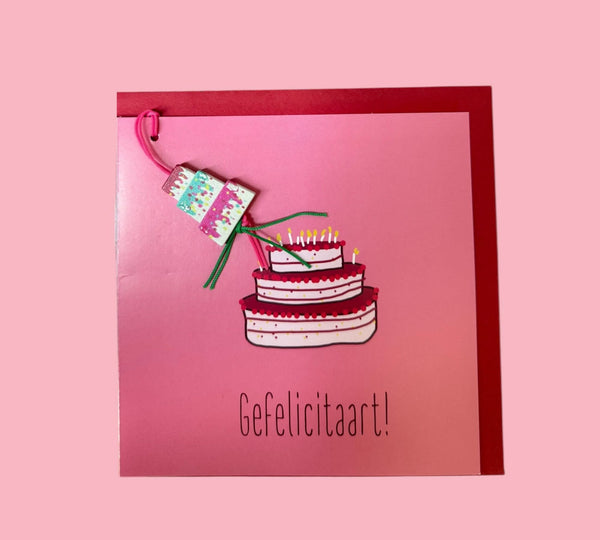 Wenskaart gefelicitaart