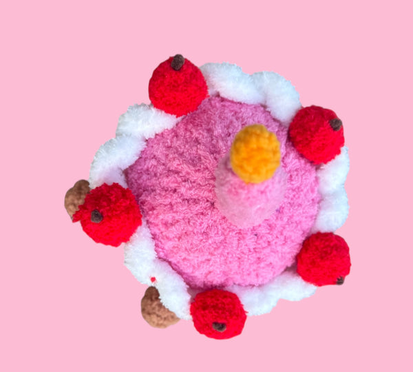 Verjaardagstaart gehaakt