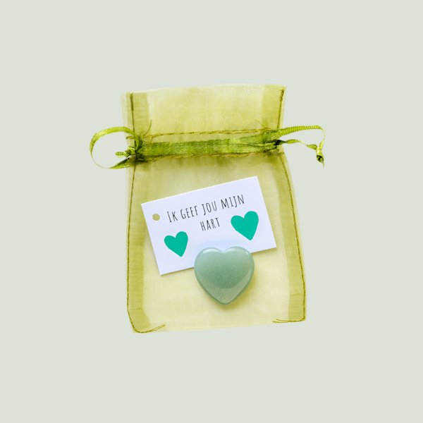 Aventruijn hart in zakje geef jou mijn hart