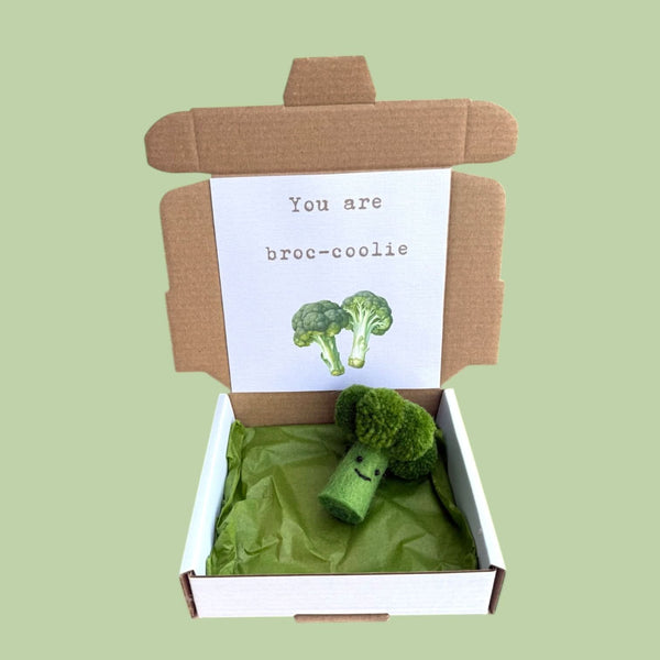 Doosje broc-coolie sleutelhanger