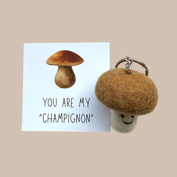 Sleutelhanger paddestoel