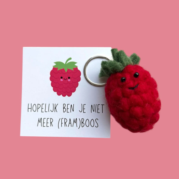Sleutelhanger Framboos