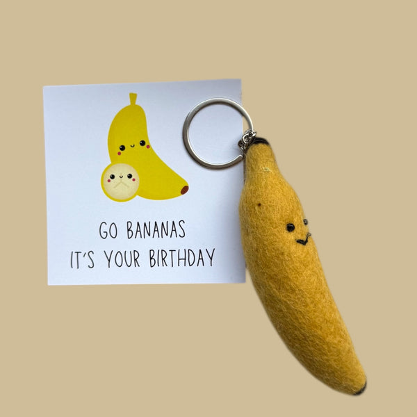 Sleutelhanger banaan