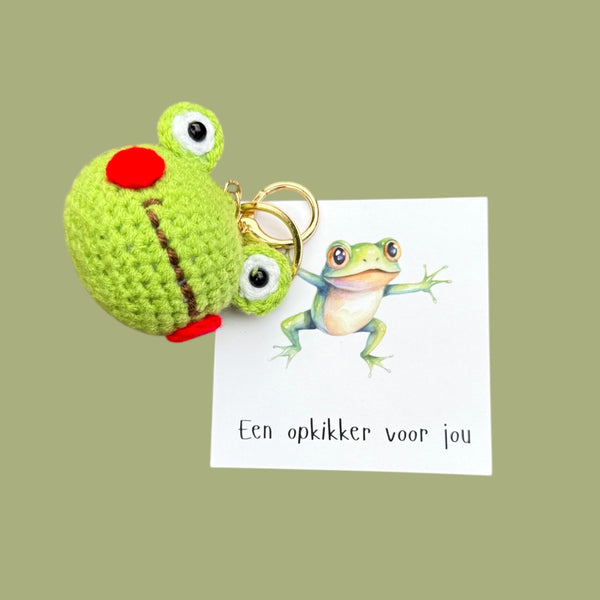 Sleutelhanger gehaakt opkikker