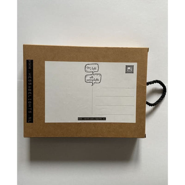 Message lumineux de Noël