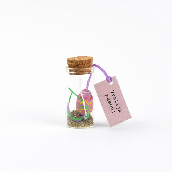 Frohe Ostern Ei lila