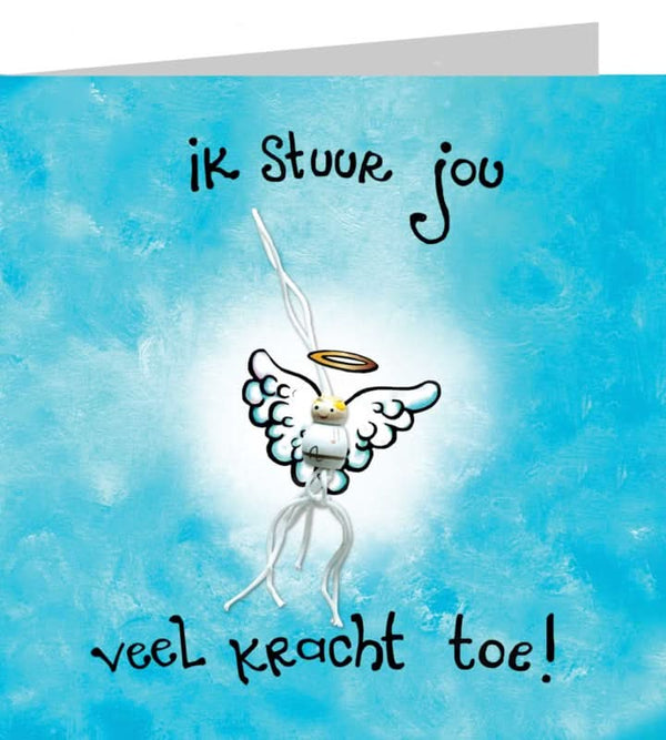 Carte porte-bonheur : Ange de pouvoir