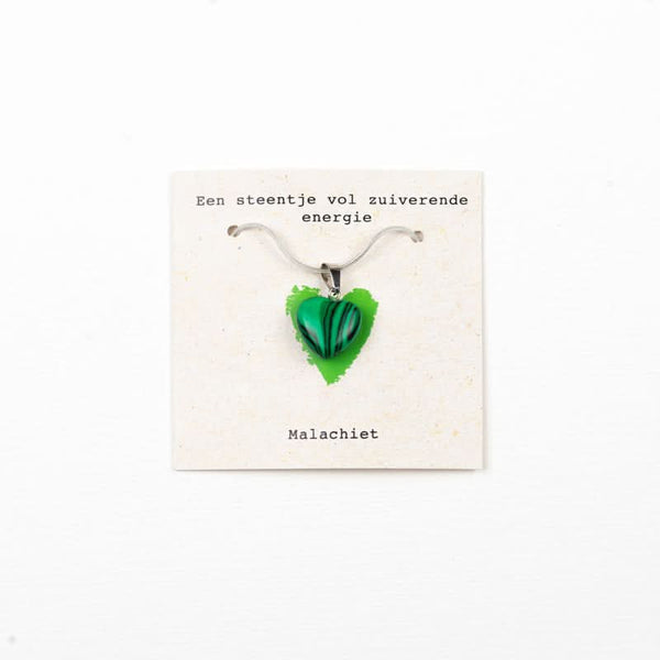 Collier en malachite