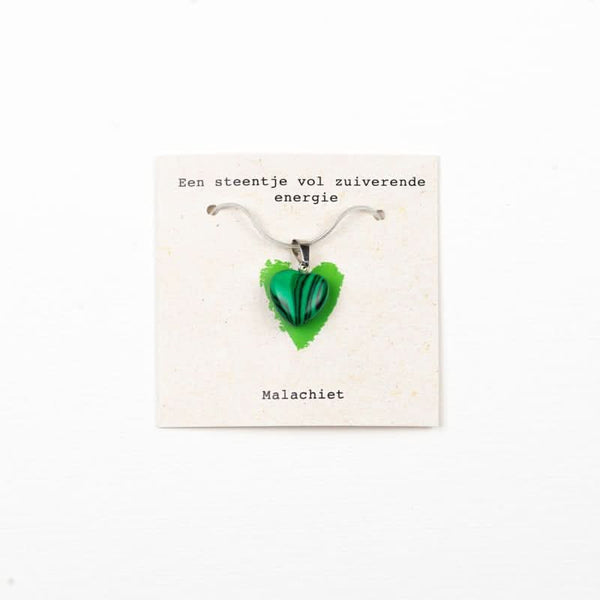 Stein voller reinigender Energie - Malachit