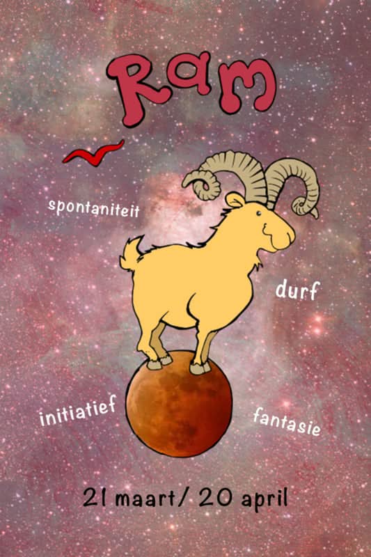 Carte postale de bélier