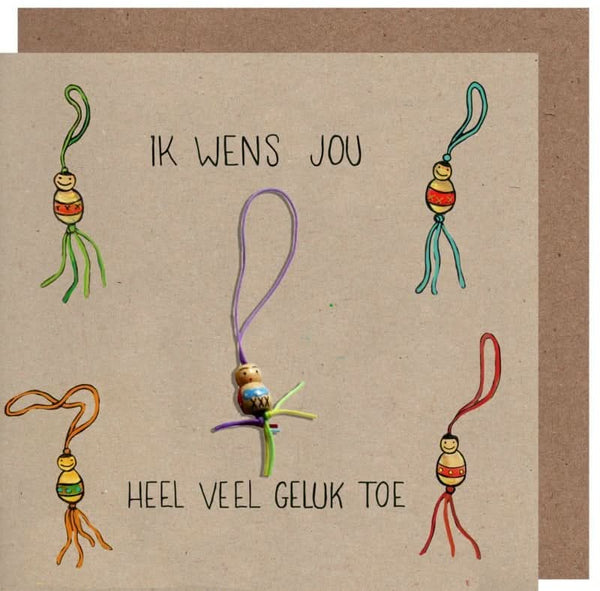 Wenskaart geluk kraft