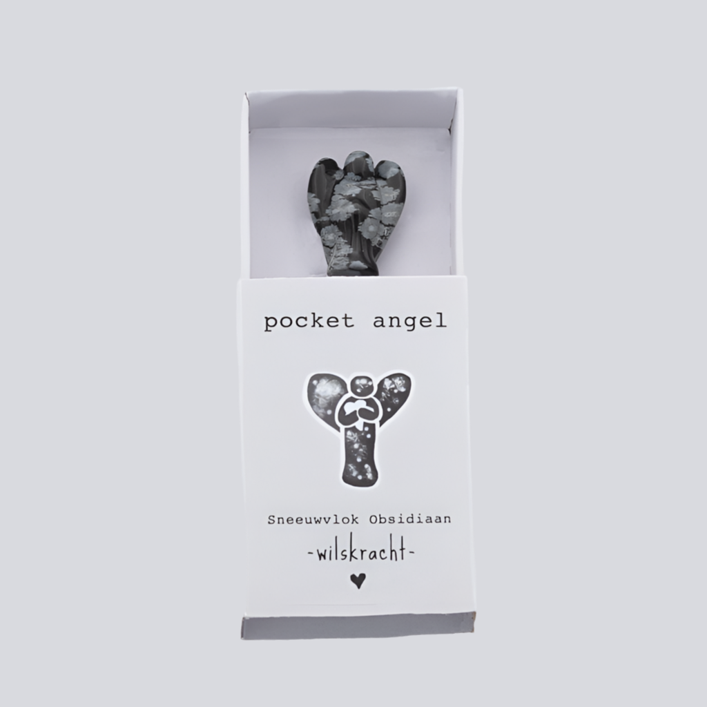 Pocket angel wilskracht sneeuwvlok