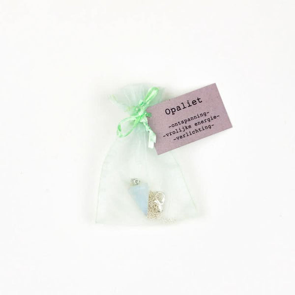 Pendel ketting Opaliet