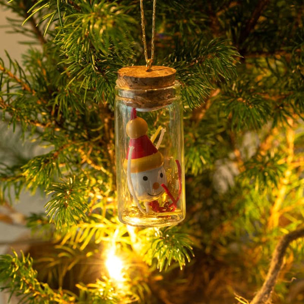 Weihnachtsbaum Schneemann