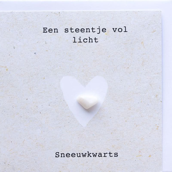Edelsteinkarte Schneequarz