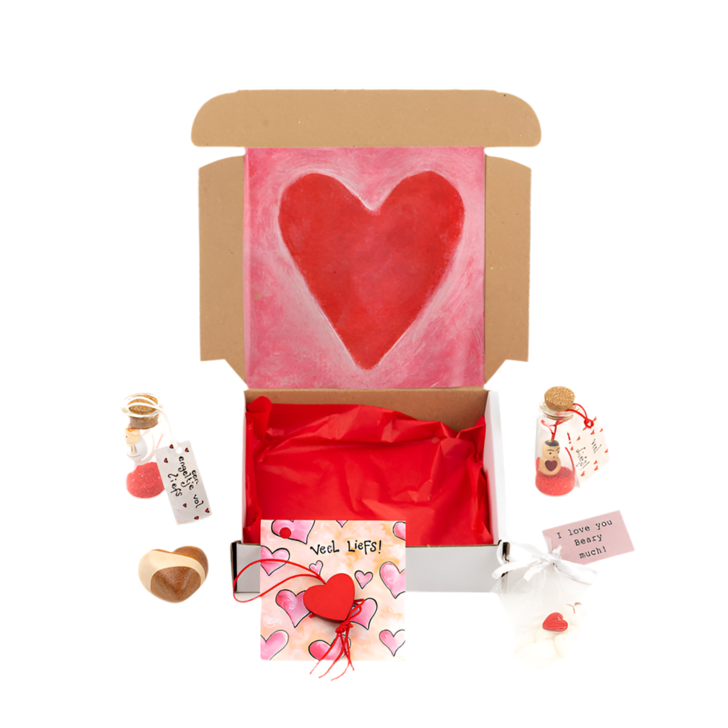 Brievenbus cadeaupakket liefde