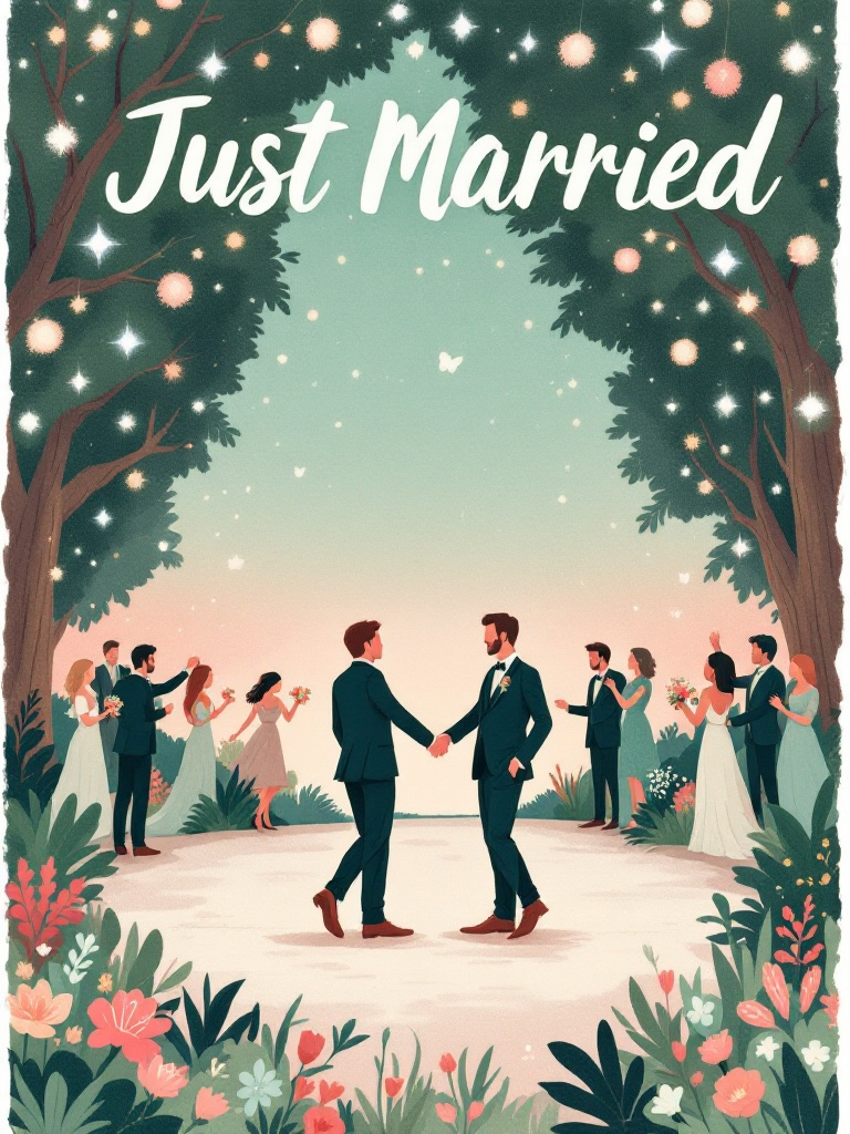Just married man