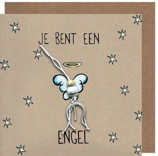 Grußkarte Du bist ein Engel Kraft