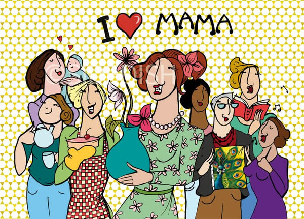Carte postale de maman