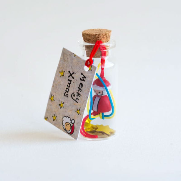 Weihnachtsglücksflasche
